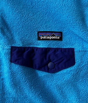 -Patagonia- Vintage 10s L Synchilla Snap-T Fleece Pullover