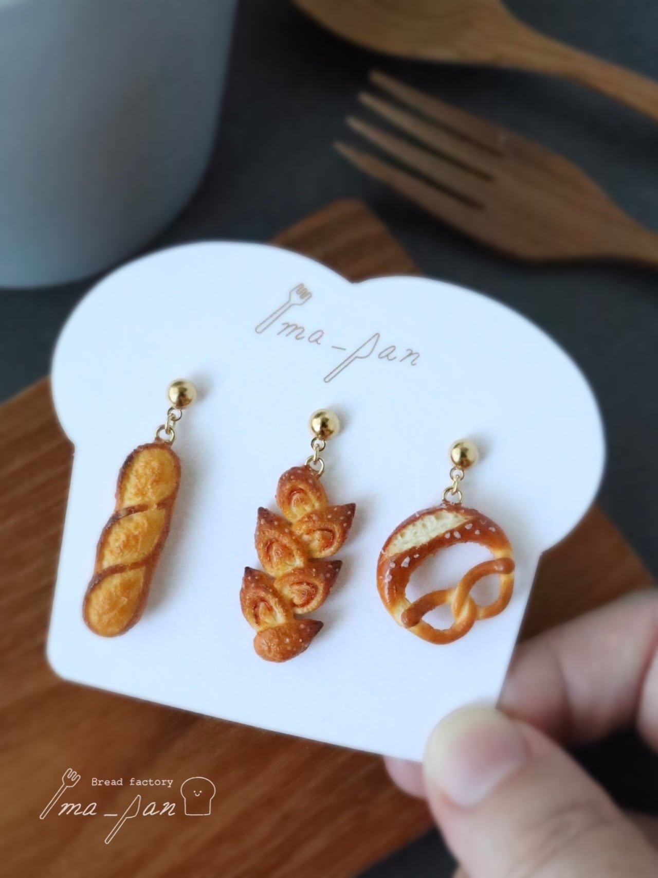 ima_pan シュトーレン＆ホットワイン　イヤリング シュトーレン＆ホットワイン【ピアス/イヤリング】 | ima_pan