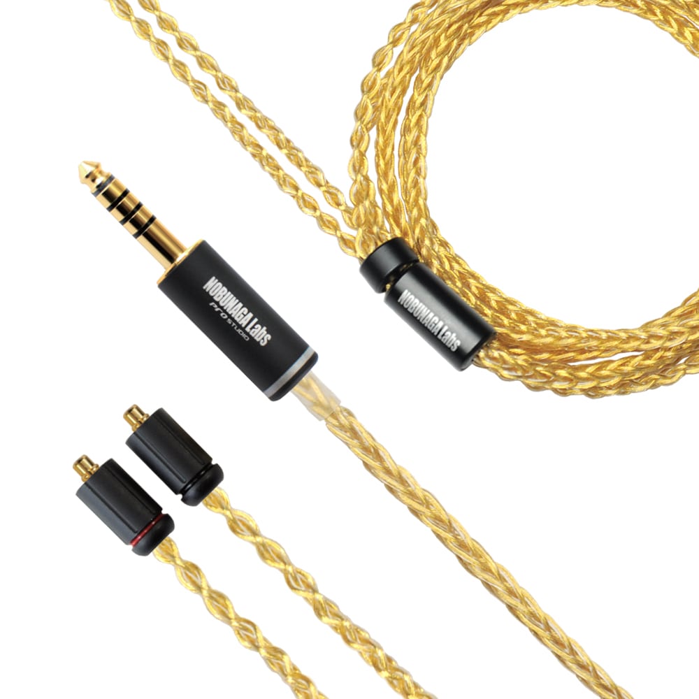 《SALE》【美品中古品】澪標(みおつくし): NOBUNAGA Labs SUPREME:4.4mm5極バランス対応 MMCXリケーブル