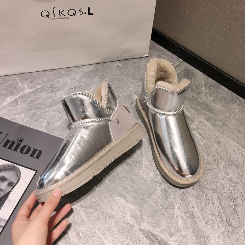 ショートウィンターベルベット 靴 シューズ コットン 冬物 防水 フェイクシューズ30213226394