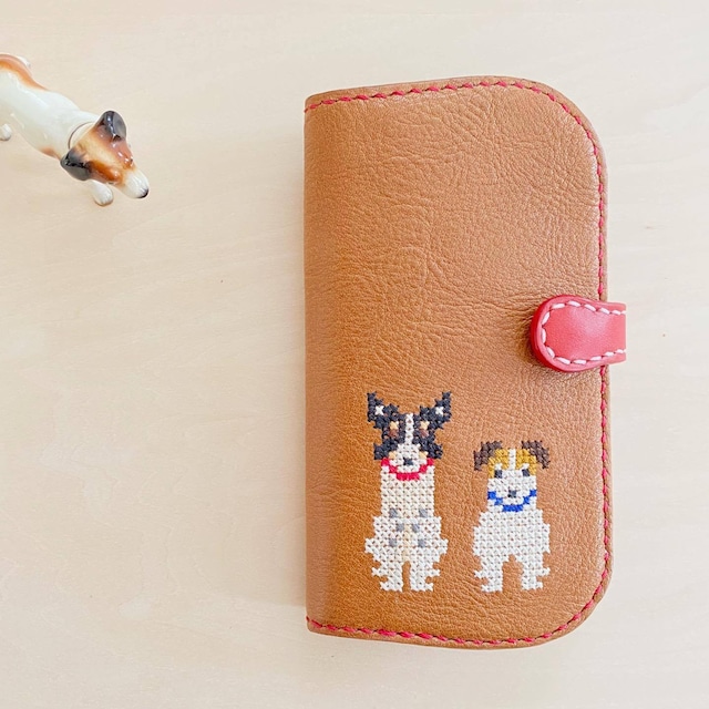 藍染め（絞り染め）mobile case