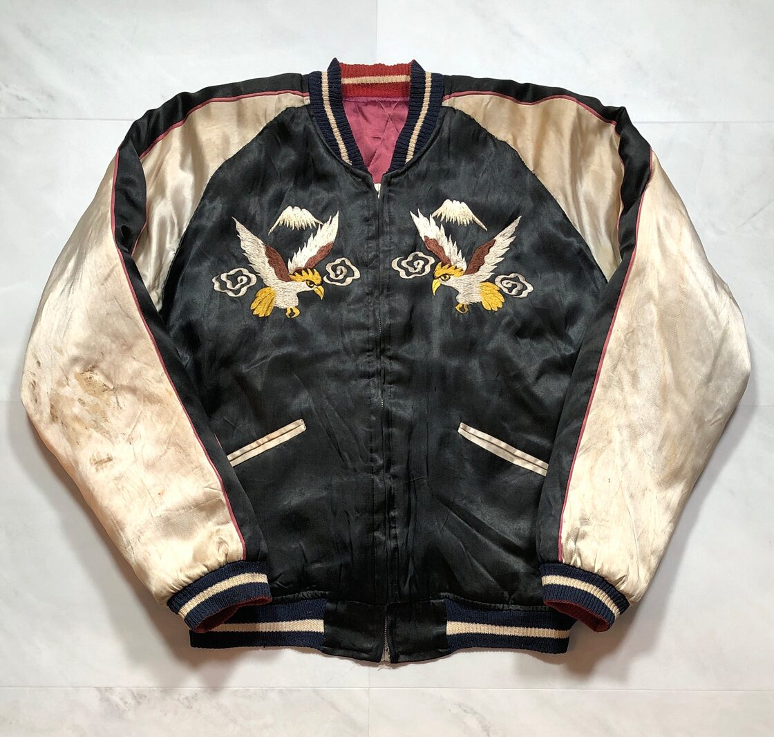 50s vintage Japan Souvenir Jacket スカジャン ベトジャン スーベニア 
