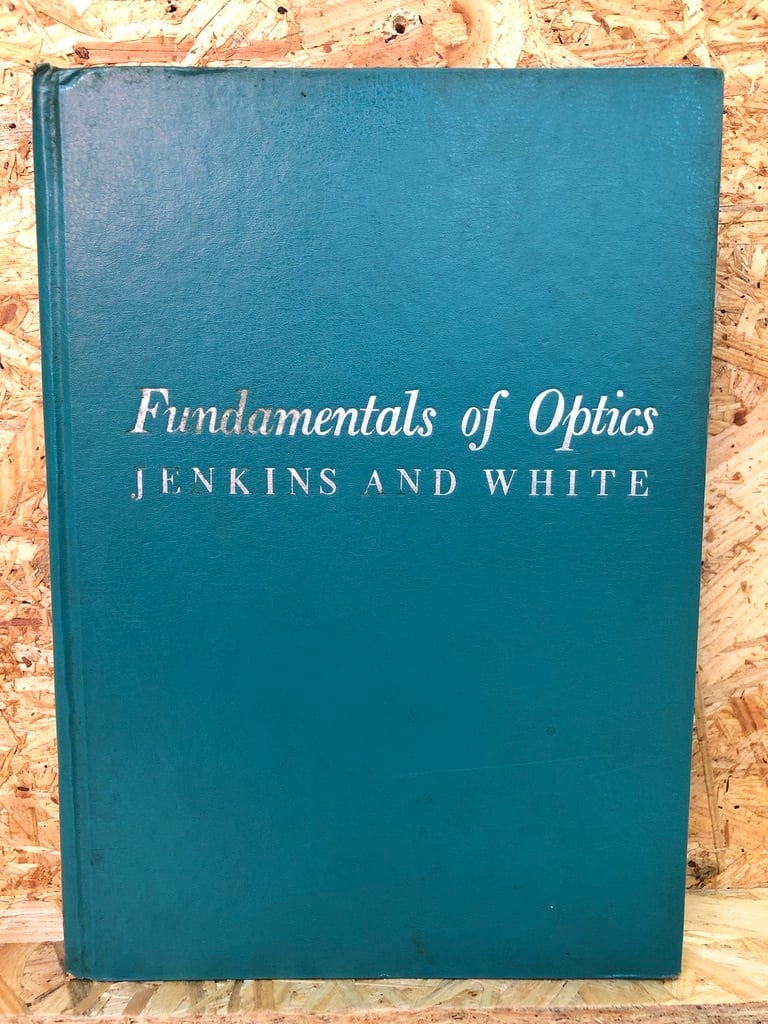 古本】Fundamentals of Optics (3rd edition) 冒険研究所書店