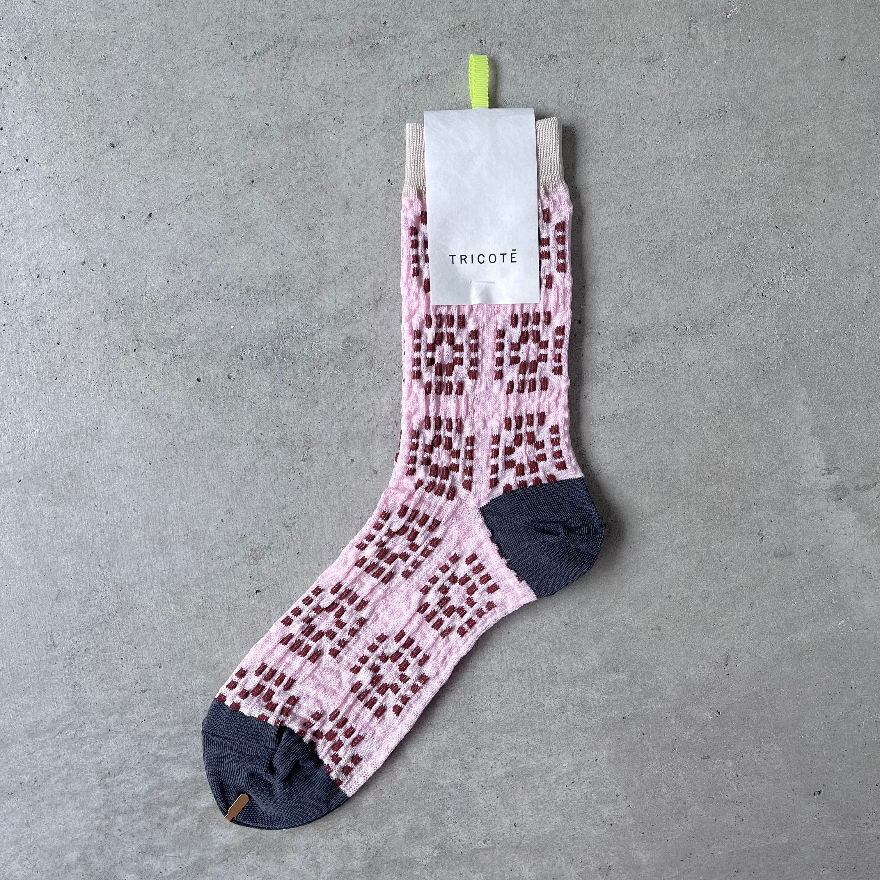 TRICOTÉ /【23-26cm】crochet patterned bumpy socks TR61SO002 | yocka