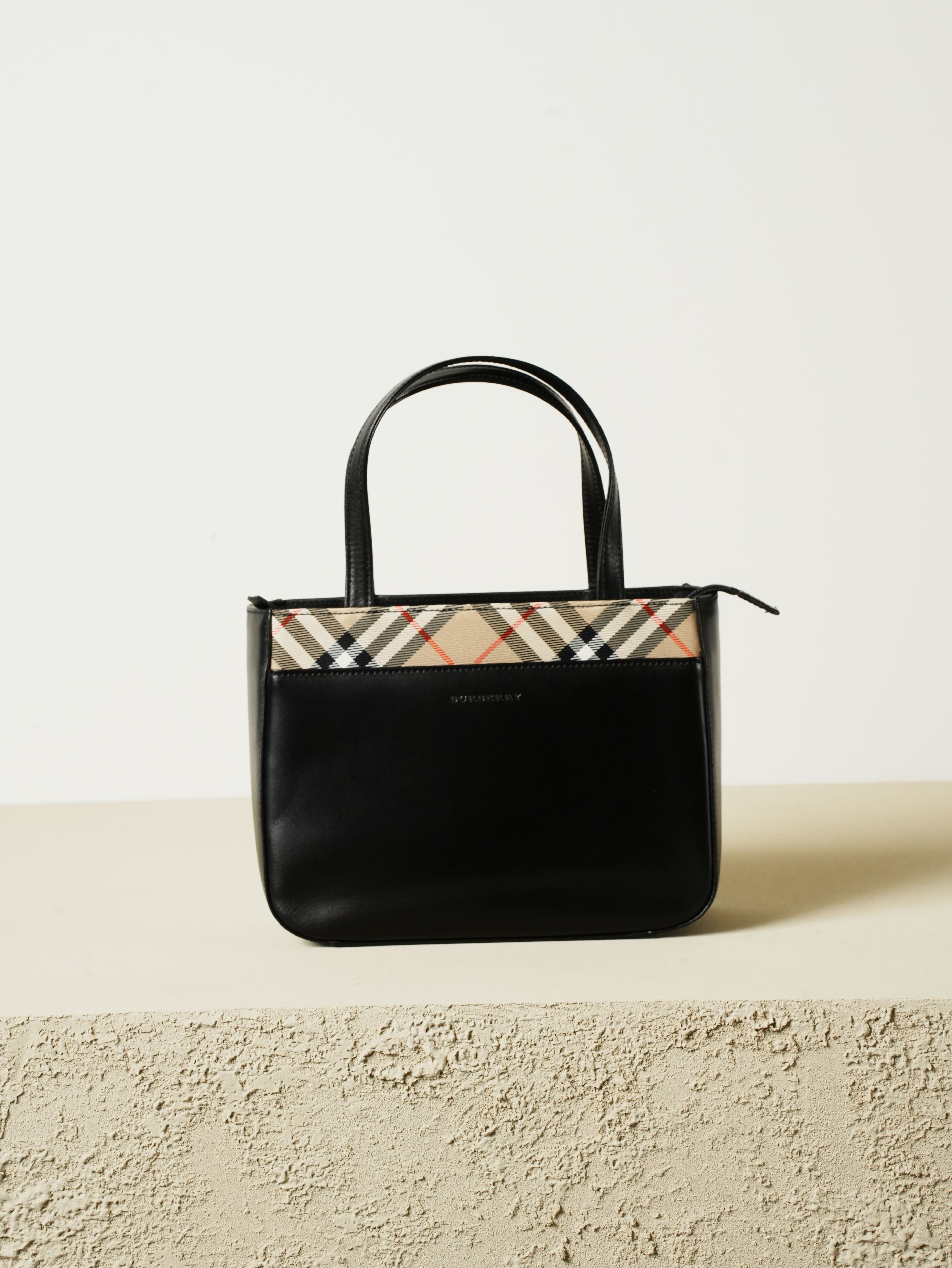 BURBERRY バーバリー ノバチェック柄 ハンドバッグ | Raum Vintage