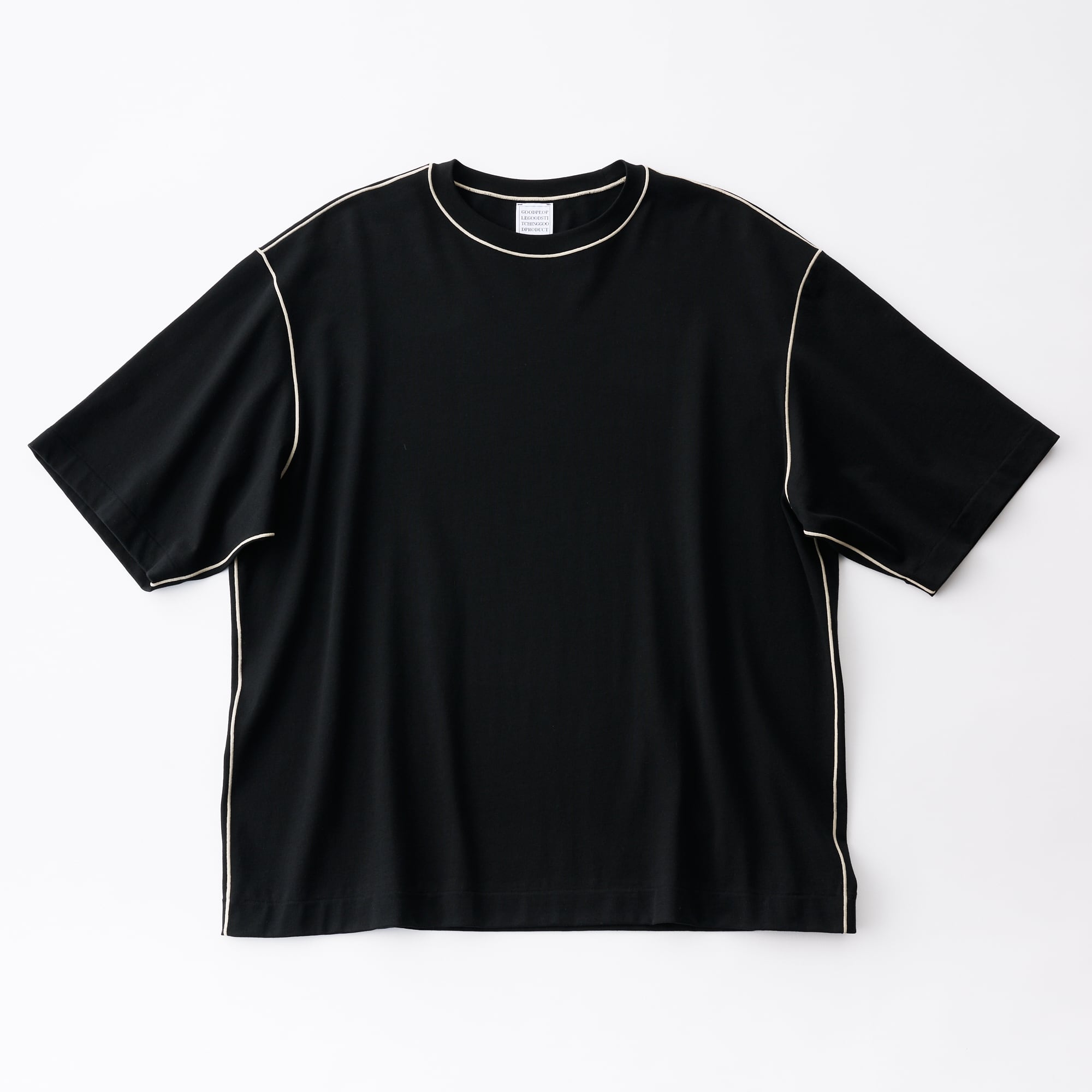 Lotus Loopback Jersey Color Stitch Crew Neck Short Sleeve T | GGG