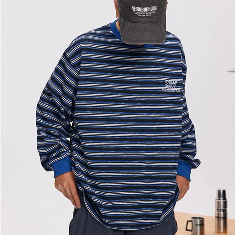 ★TROUSE ROUND NECK PULLOVER TOP　　　A0703