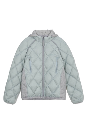 [Matin Kim] QUILTING HOODY LIGHTWEIGHT JUMPER (DOWN BLENDED) IN MINT 正規品 韓国ブランド 韓国通販 韓国代行 韓国ファッション マーティンキム matinkim 日本 店舗