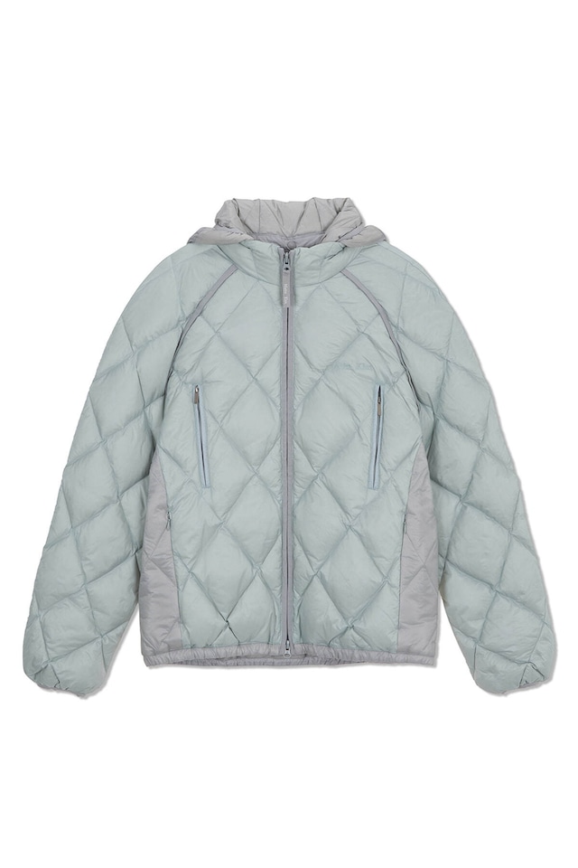 [Matin Kim] QUILTING HOODY LIGHTWEIGHT JUMPER (DOWN BLENDED) IN MINT 正規品 韓国ブランド 韓国通販 韓国代行 韓国ファッション マーティンキム matinkim 日本 店舗