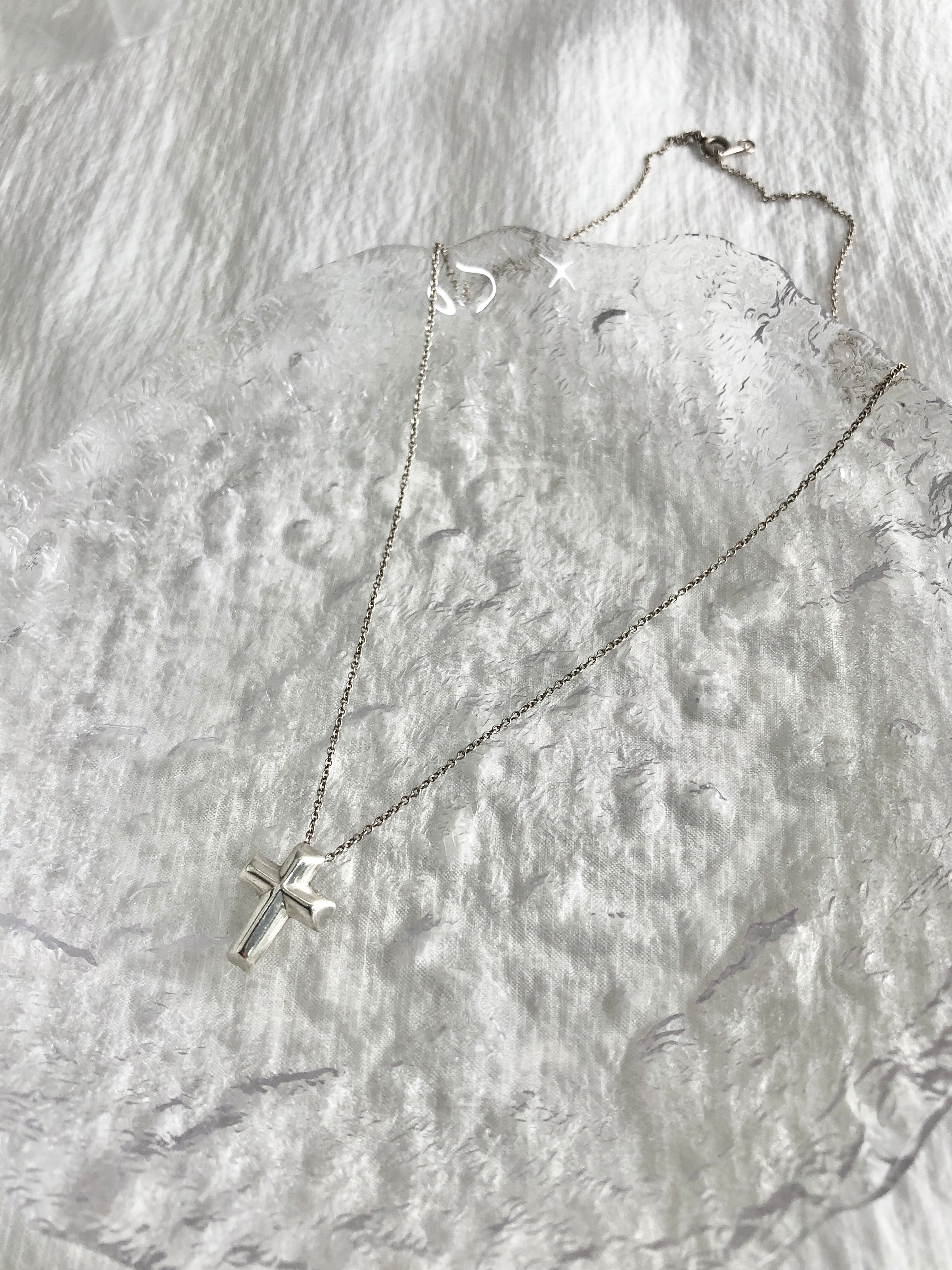 Tiffany & Co. ティファニー ネックレス シルバー テンダネス 925 vintage ヴィンテージ オールド k35ft3