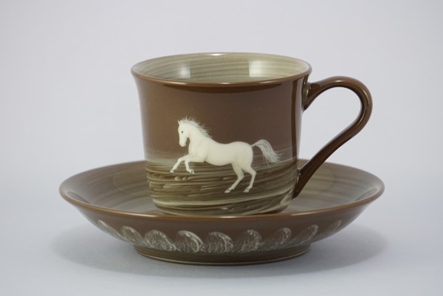 コーヒーカップ＆ソーサー　白馬　2