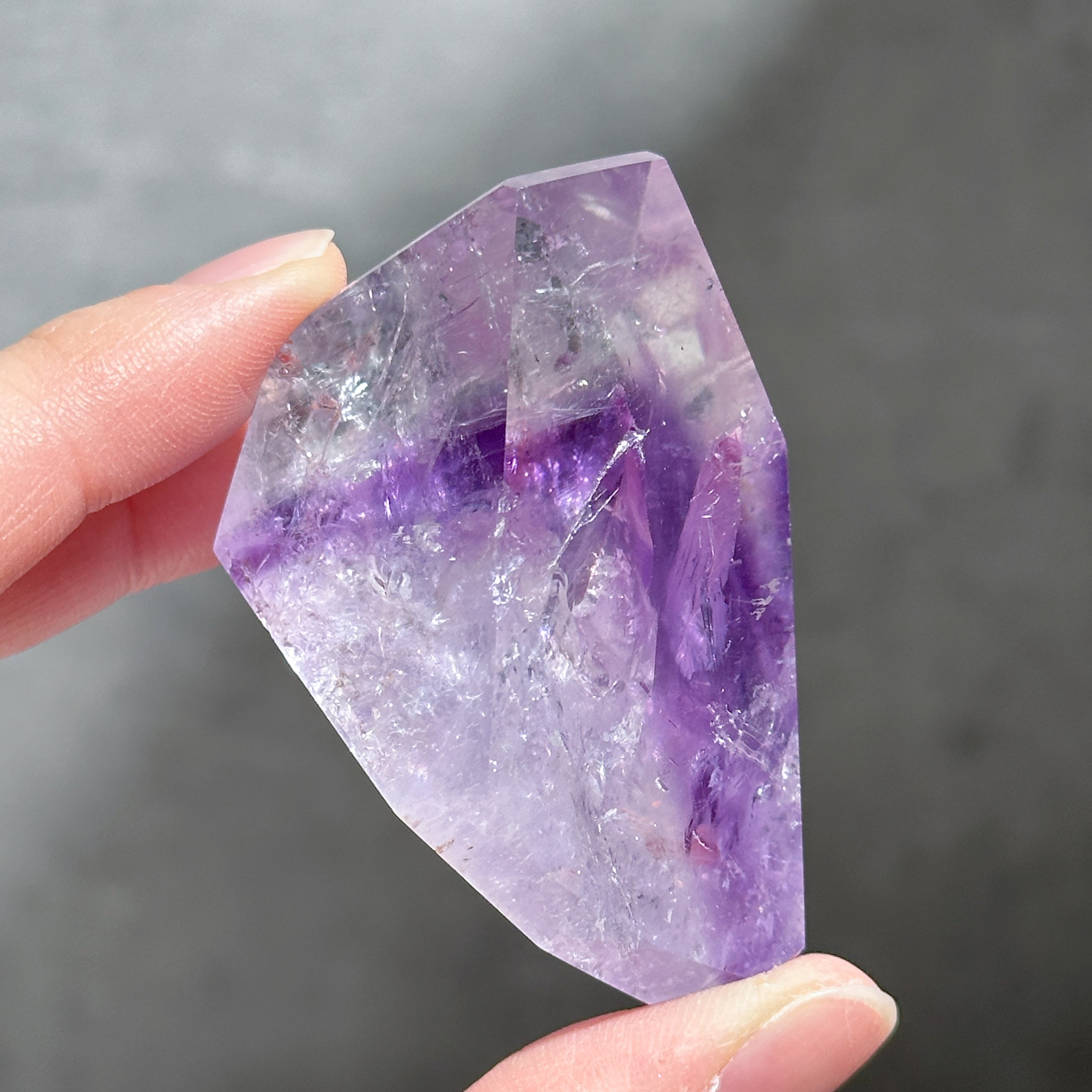 【A】ブラジル産ハイクオリティAmethyst✴︎アメジストアゲートハートシェイプ ブラジル産ハイクオリティAmethyst✴︎アメジストアゲートハートシェイプ