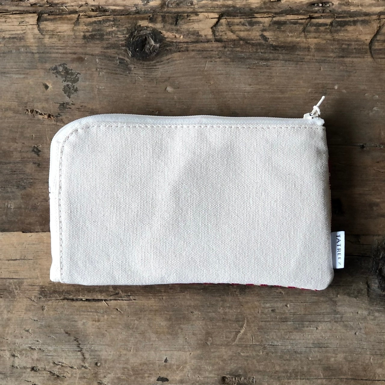 パレスチナ刺繍 L字ポーチ(サボテン)TATREEZ