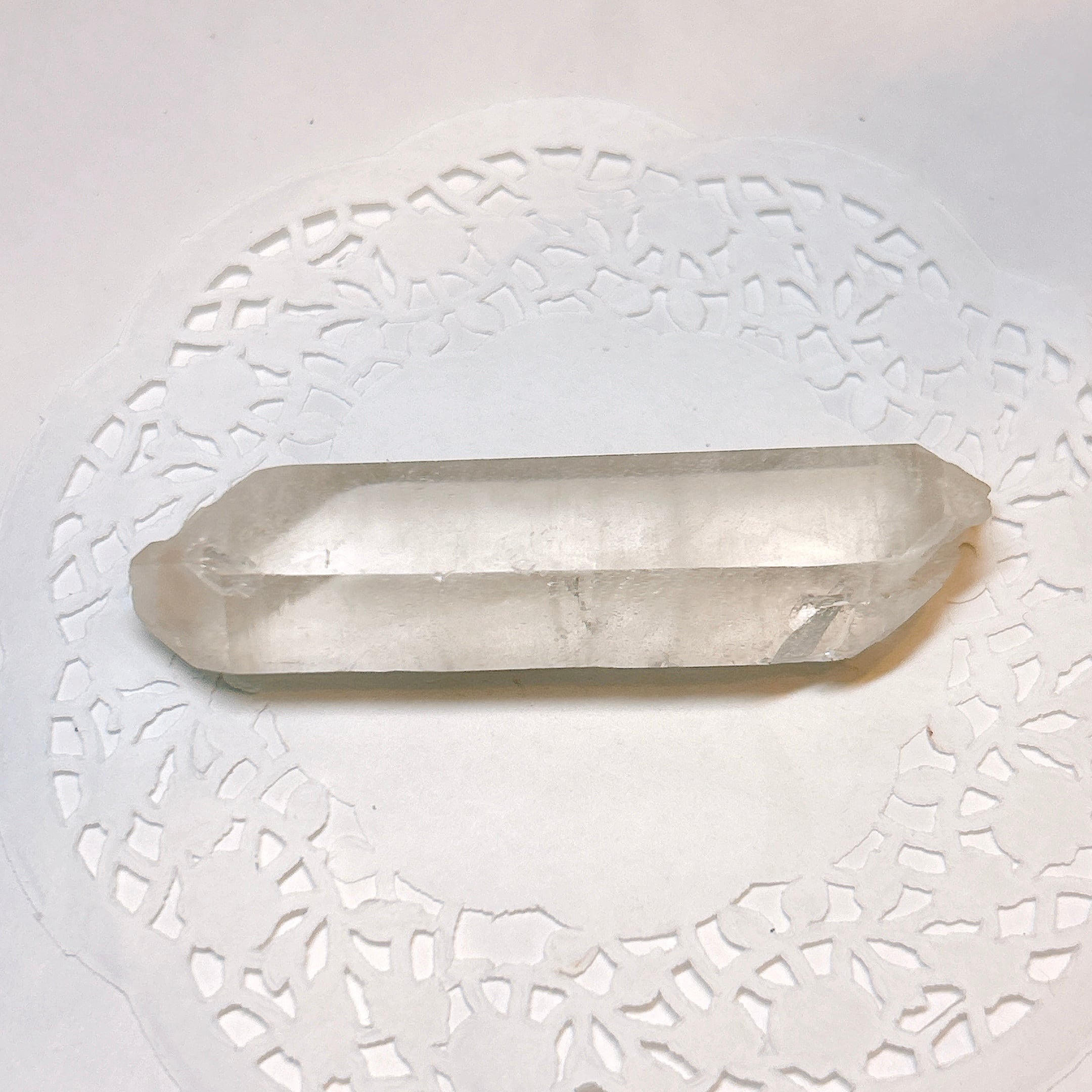 E18098】セルフヒールド 両錐 水晶 クォーツ ヒマラヤ水晶 ヒマラヤ産