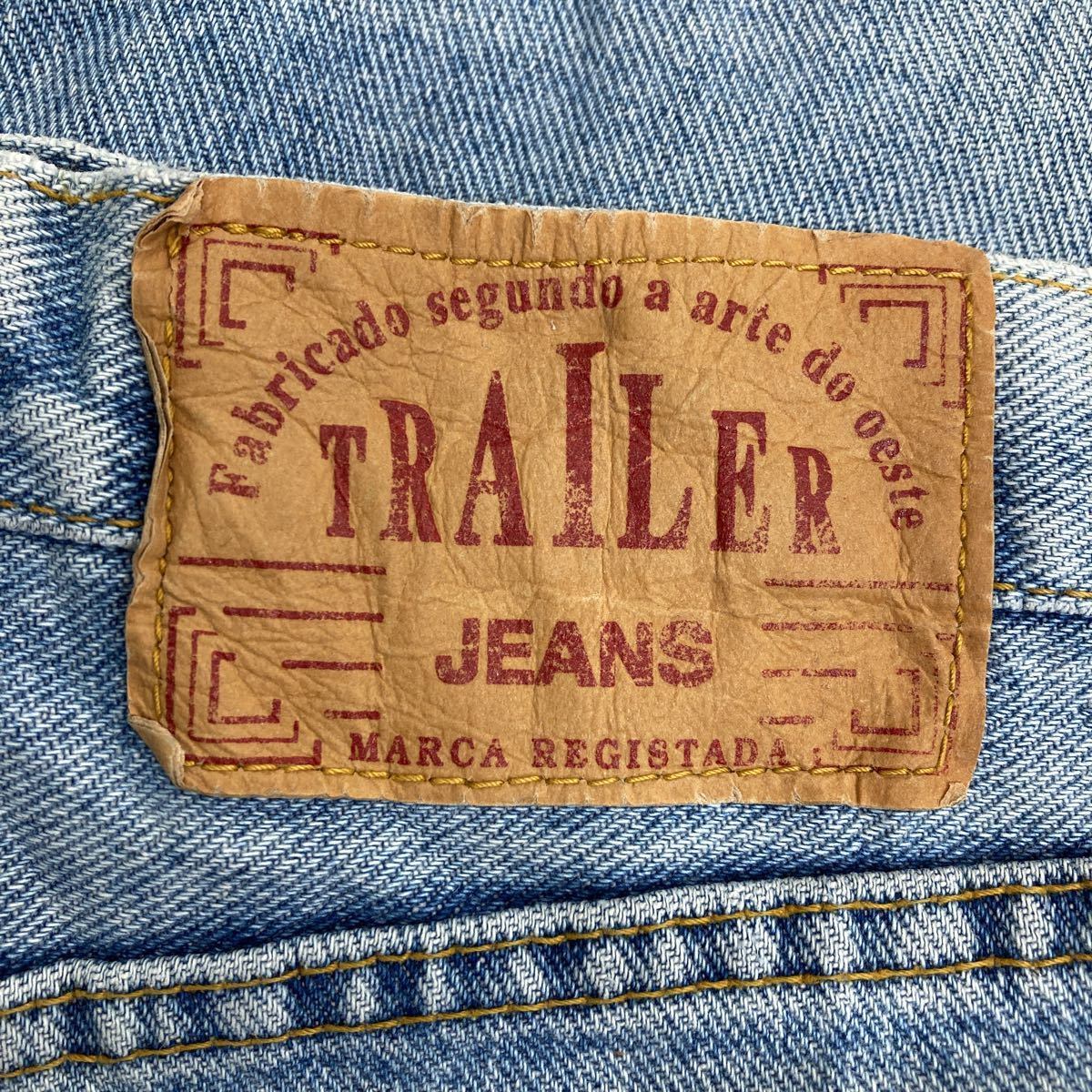 TRAILER デニムパンツ W33 ライトブルー 古着卸 アメリカ仕入