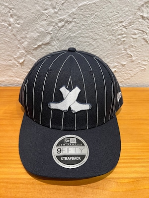 NEW ERA (ニューエラ) - LP9FIFTY am PINSTRIPE MIYUKI ARIHARA (LP950 am ミユキ アリハラ シカゴ・ホワイトソックス ネイビー)