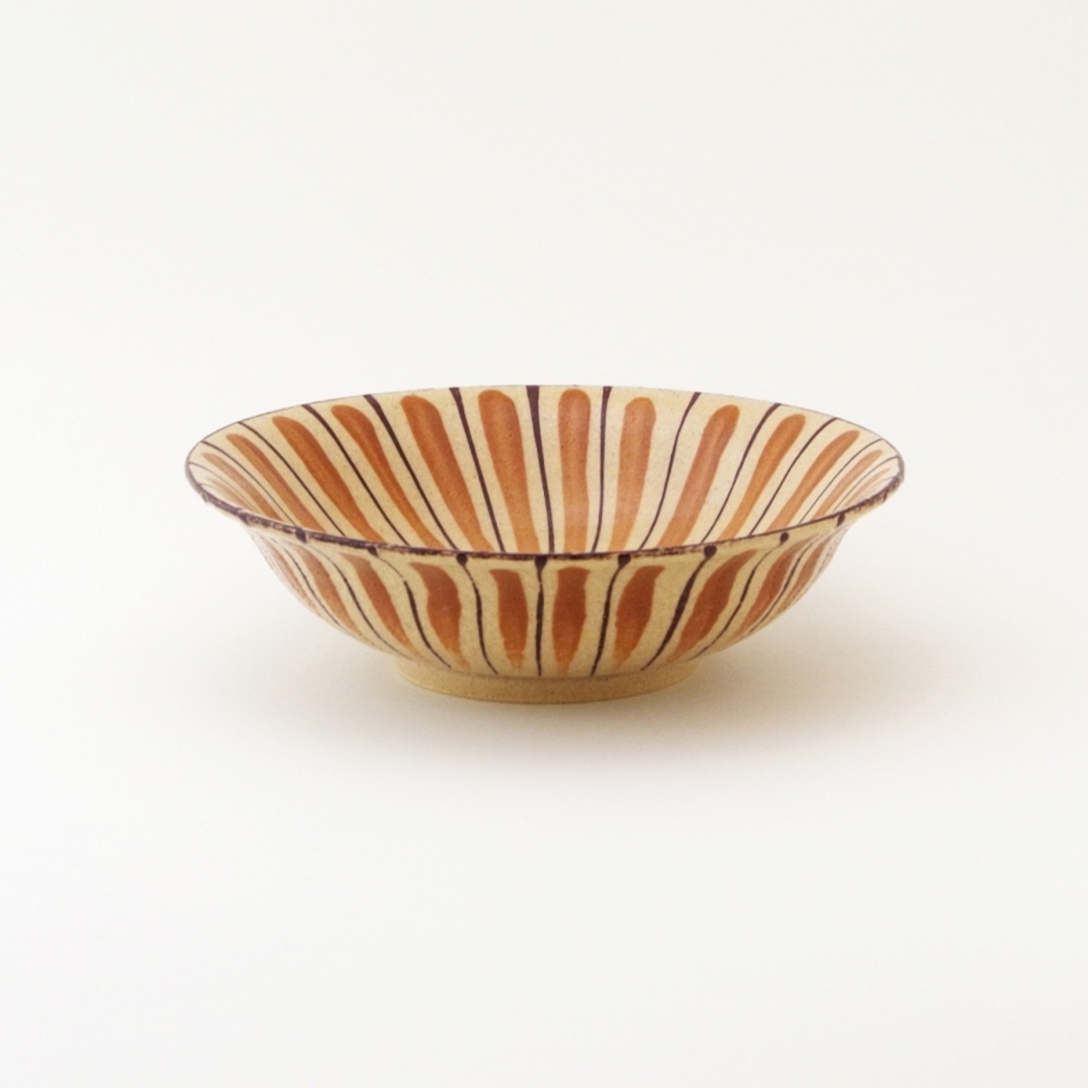 麦藁手 中平鉢 橙 青 小春花窯 瀬戸焼 民藝 Tabitote Store