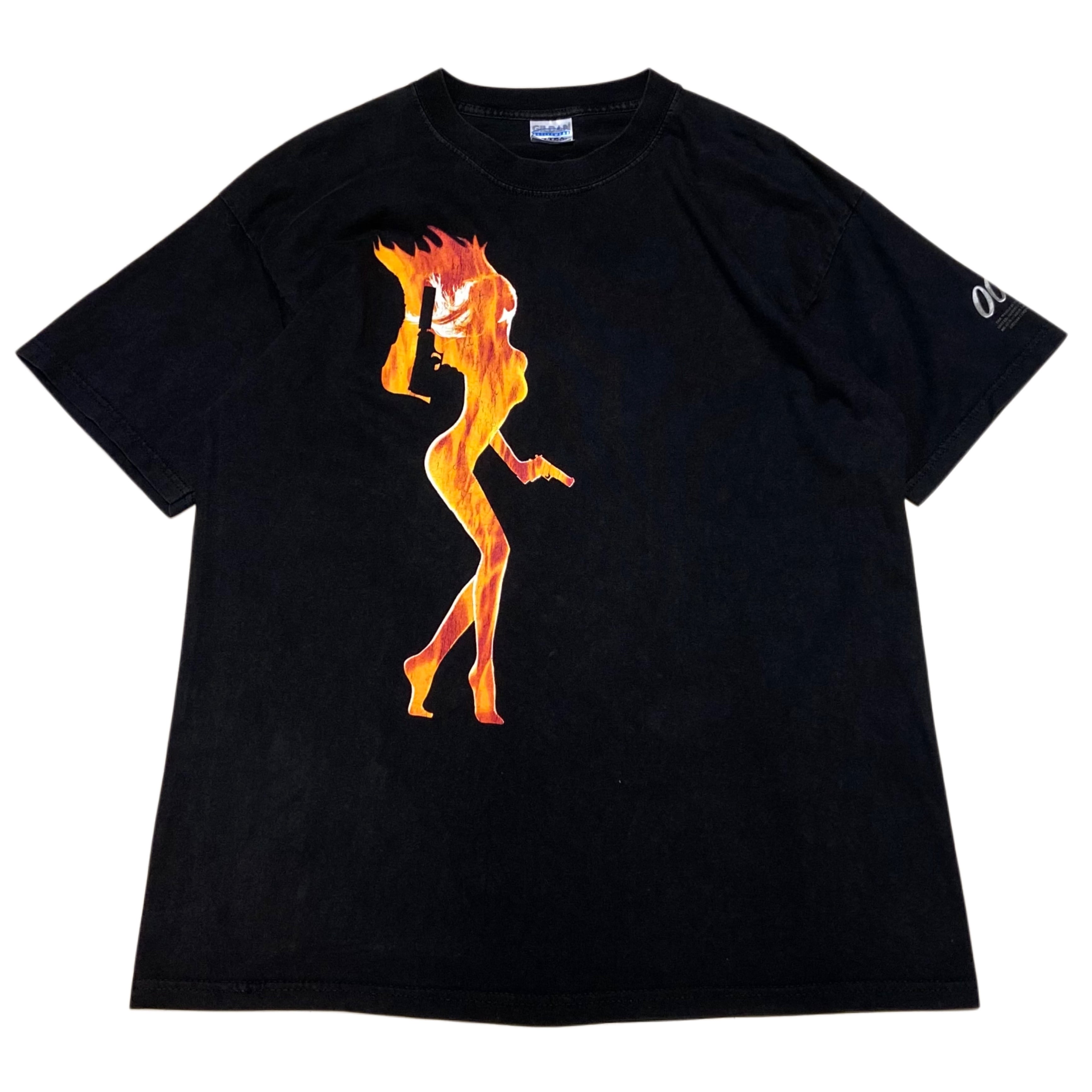 ヴィンテージらんま1/2 90s 響良牙 Tシャツ アニメワールドツアー レア 90s 1999 RANMA 1/2 らんま1/2 ワールドツアーTシャツ【L】響良牙
