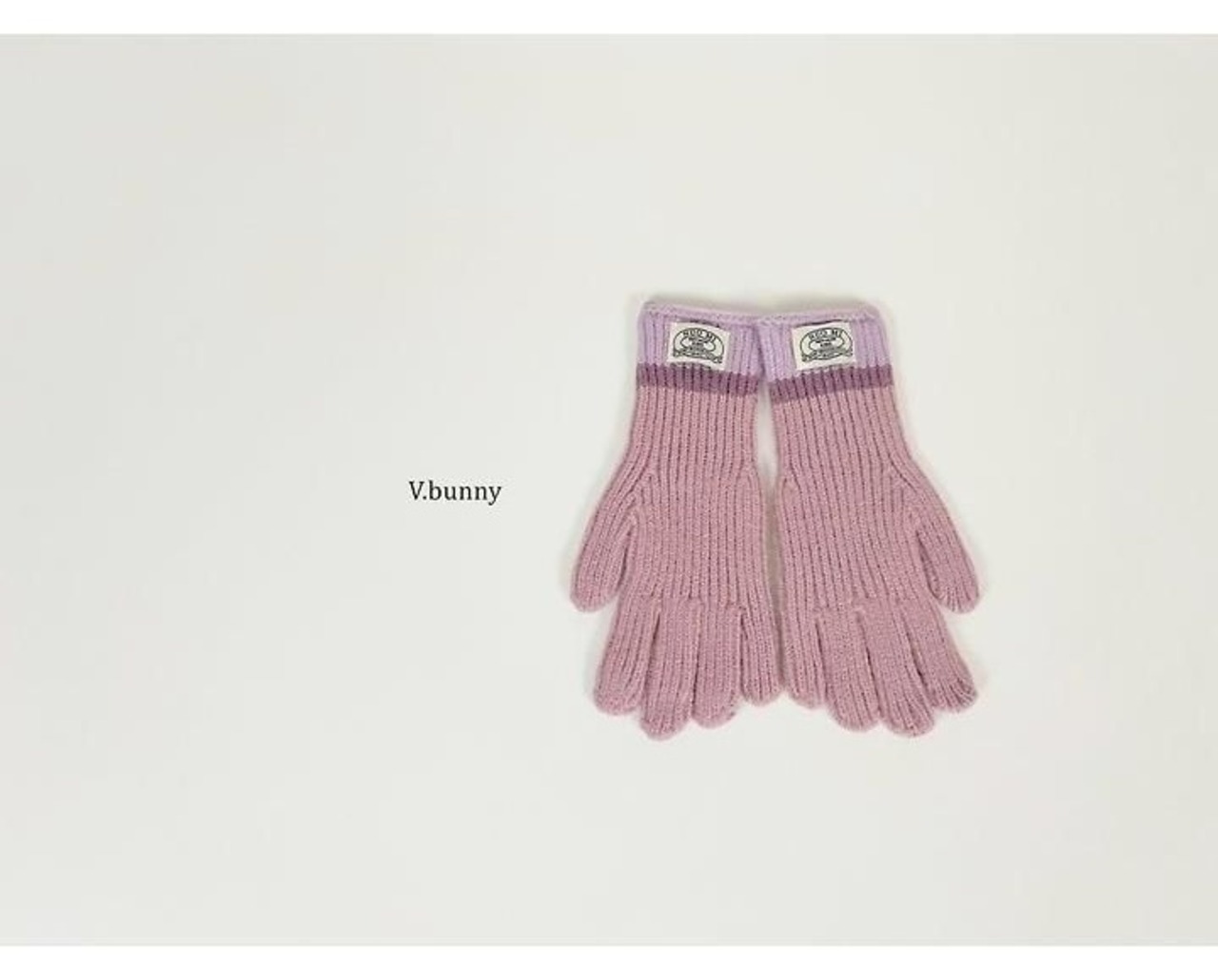 韓国子供服 / 26winter / VANILLA BUNNY / ブロック手袋 / キッズ / 冬服 *FREE*