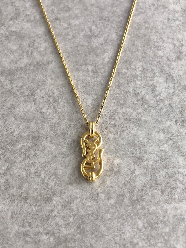 Yves Saint Laurent イヴ・サンローラン ネックレス ゴールド YSL vintage ヴィンテージ オールド jxgduk