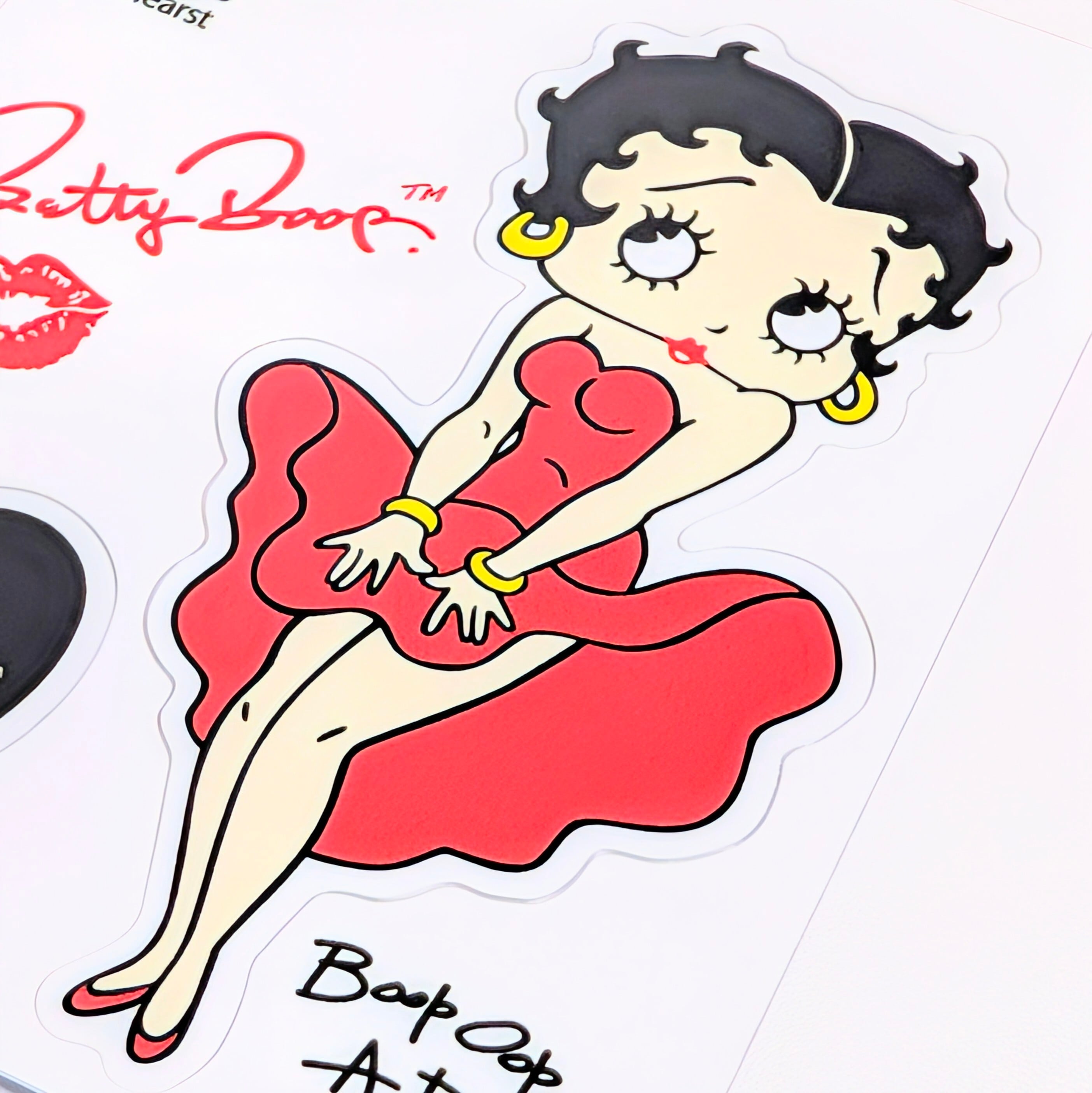 ✨️みんなメロメロ♡✨️送料無料!【 Betty Boop(ベティブープ) 】 STICKER(ステッカー)/ シール / ベティちゃん 〚アメリカン雑貨 アメトイ〛