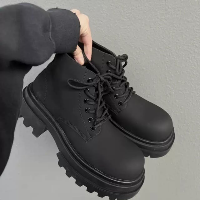 予約販売】ブーツ レザーシューズ ハイカット スエード ベルト 革靴