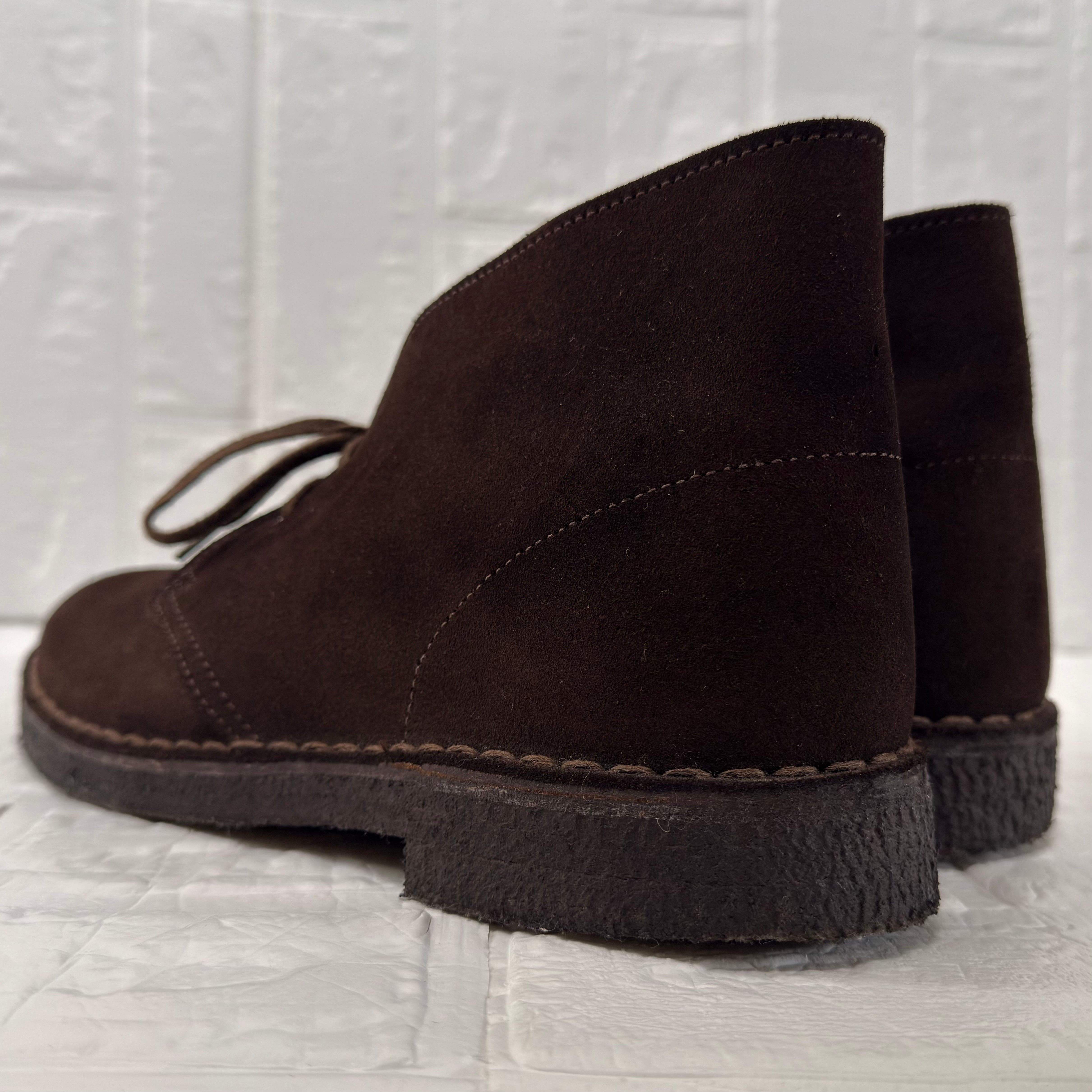 Clarks イングランド製 スエード デザートブーツ ブラウン UK6 (実寸