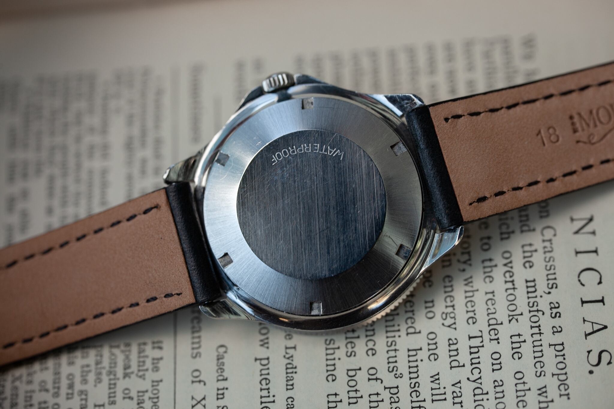 OMEGA】 1970's ADMIRALTY GENEVE REDベゼル ”NON ANCHOR