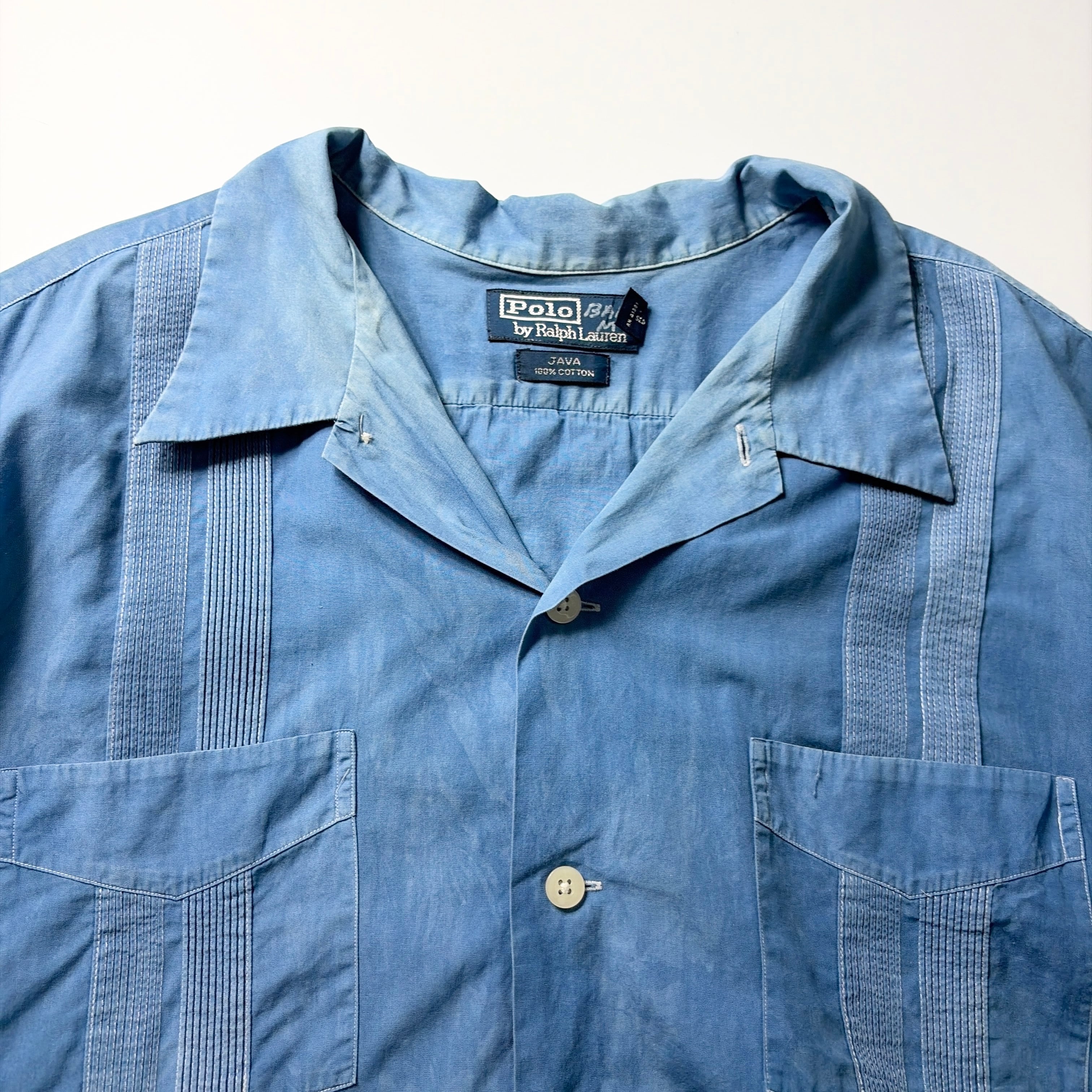 90s Polo Ralph Lauren Linen Cuba Shirt