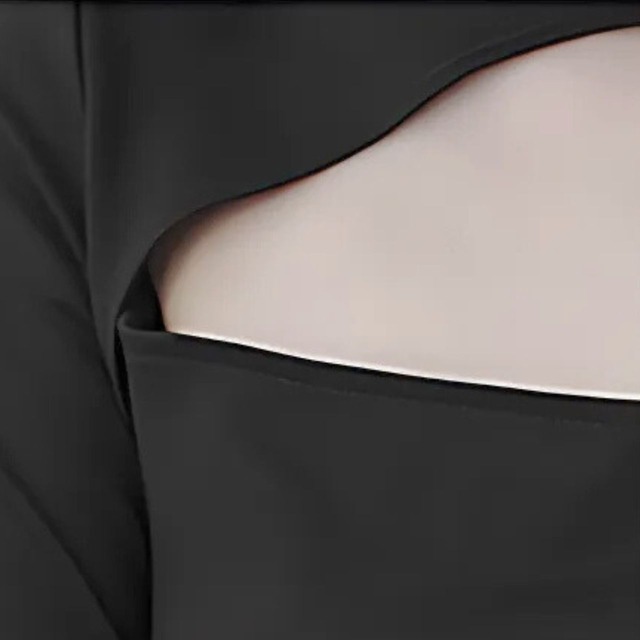 Decolletage cut design tops C0672