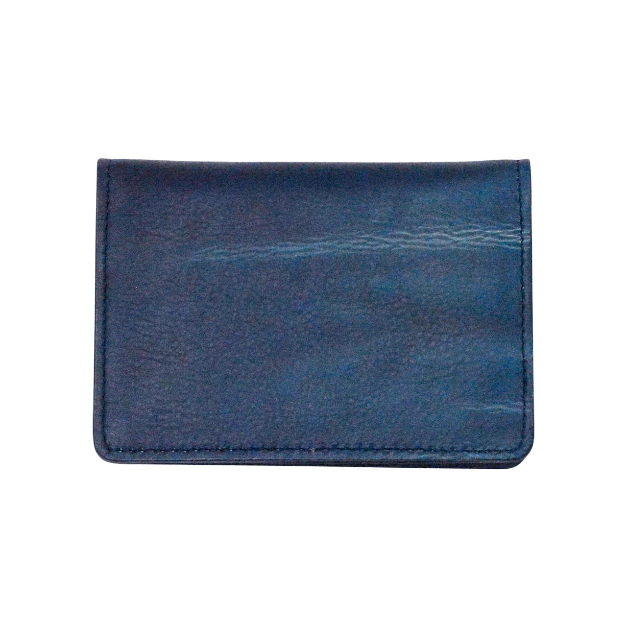 N107 本革 藍染め 絞り 名刺入れ | Kinuya Indigo
