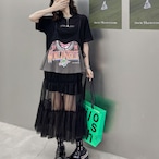 Letter print dress (ME445)