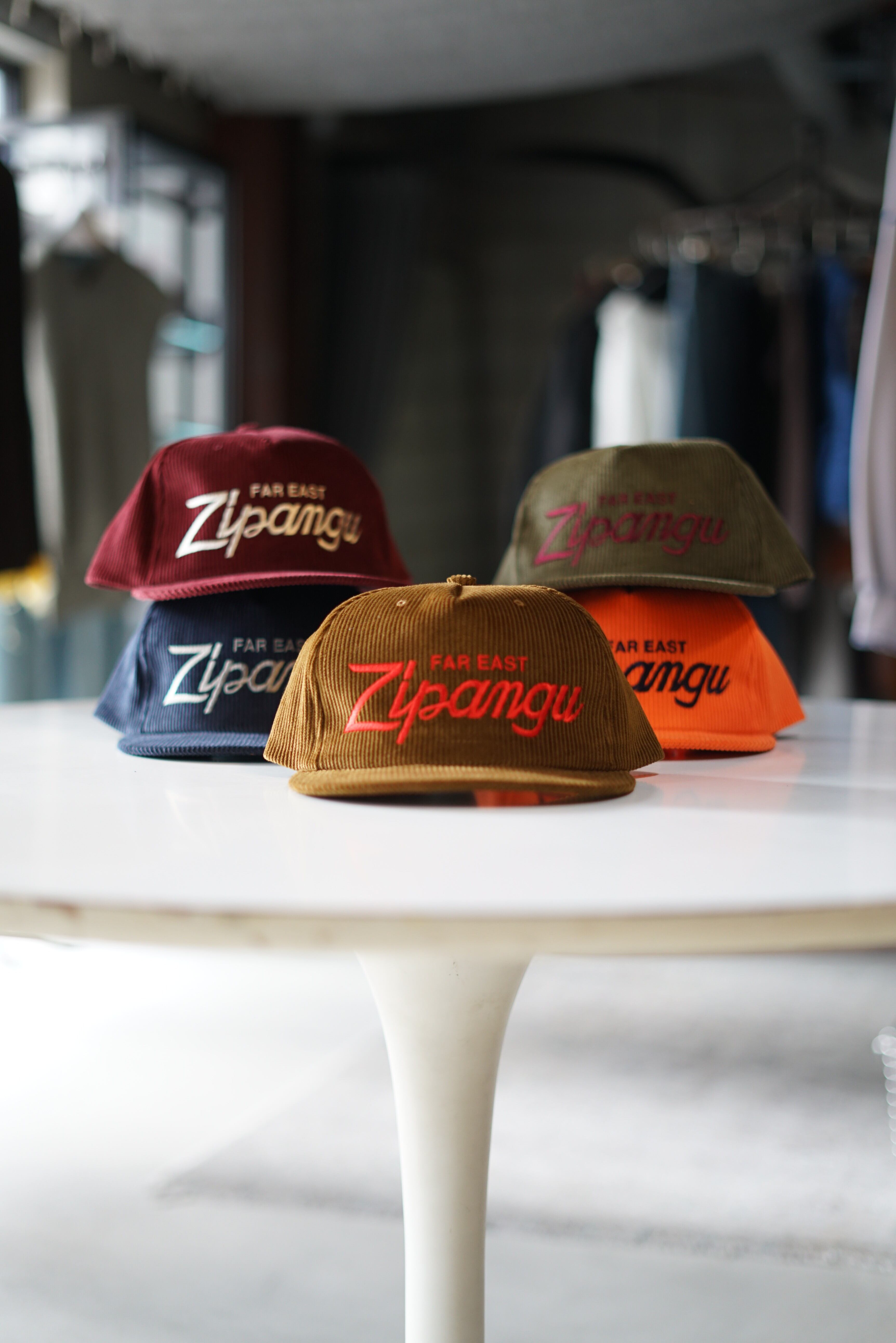 THE UNION / CORDUROY  Zipang u  CAP(NAVY,BROWN,ORA NGE,OLIVE,AZUKI