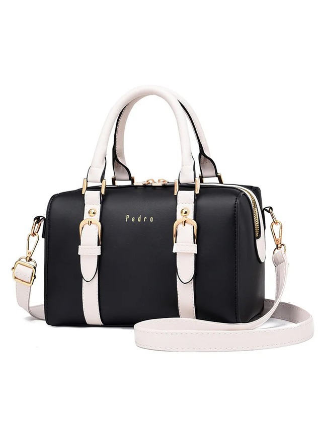 【0277】Bicolor Boston Style Shoulder Hand Bag