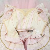 バレエ 衣装 Chacott チャコット チュチュ ピンク系 ホワイト系 ゴールド系 ピンク クリーム アイボリー 白 フリル レース ダンス 発表会 コンクール ジュニア 子供 高級感 かわいい 舞台衣装 可愛い おしゃれ エレガント 日本製