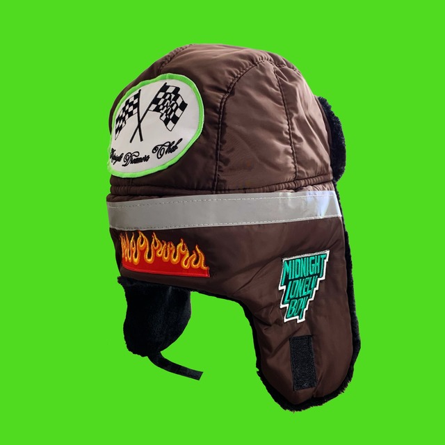DOG EAR JET CAP "BROWN"