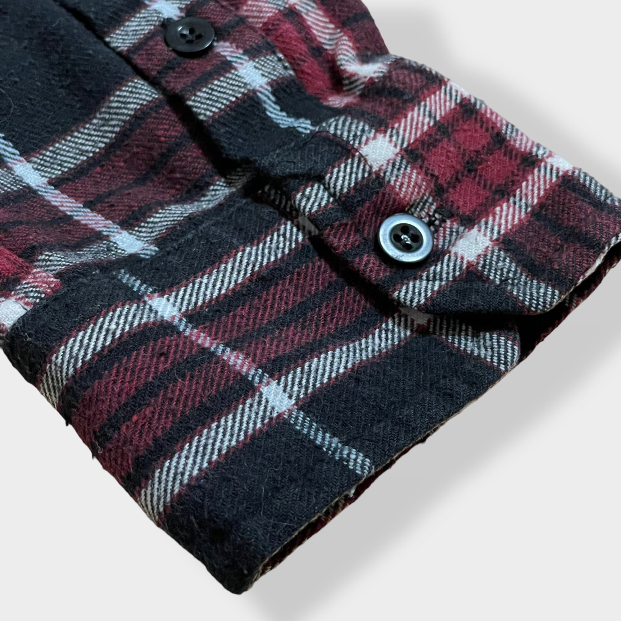 SUBCULTURE】XL フランネルシャツ ネルシャツ 長袖 チェック柄