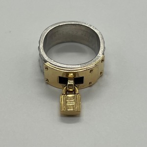 エルメス HERMES ケリー リング 表記サイズ53 コンビ ヴィンテージ