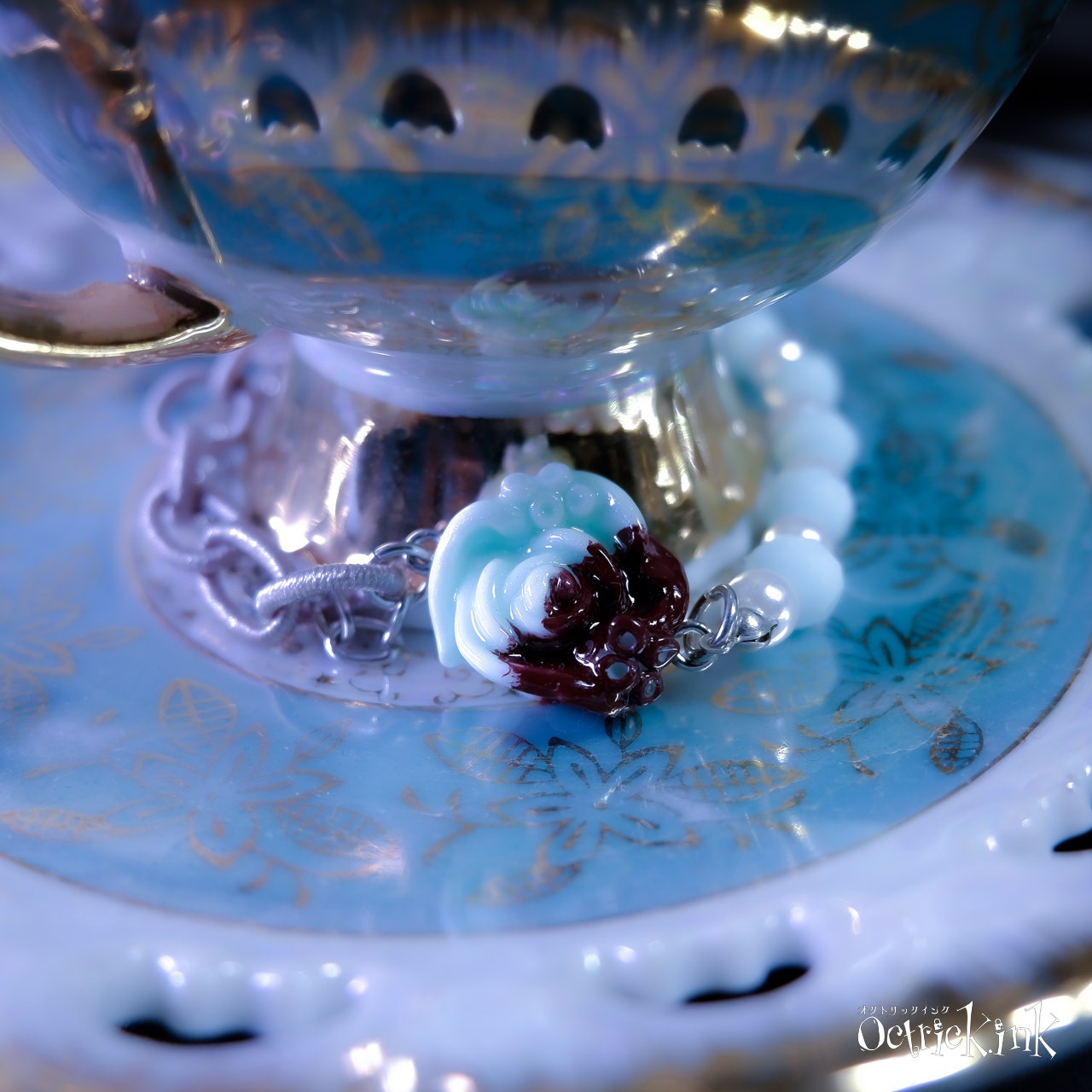 【LAST 1】KRAKEN・Bubble Яose chocolate mint ブレスレット