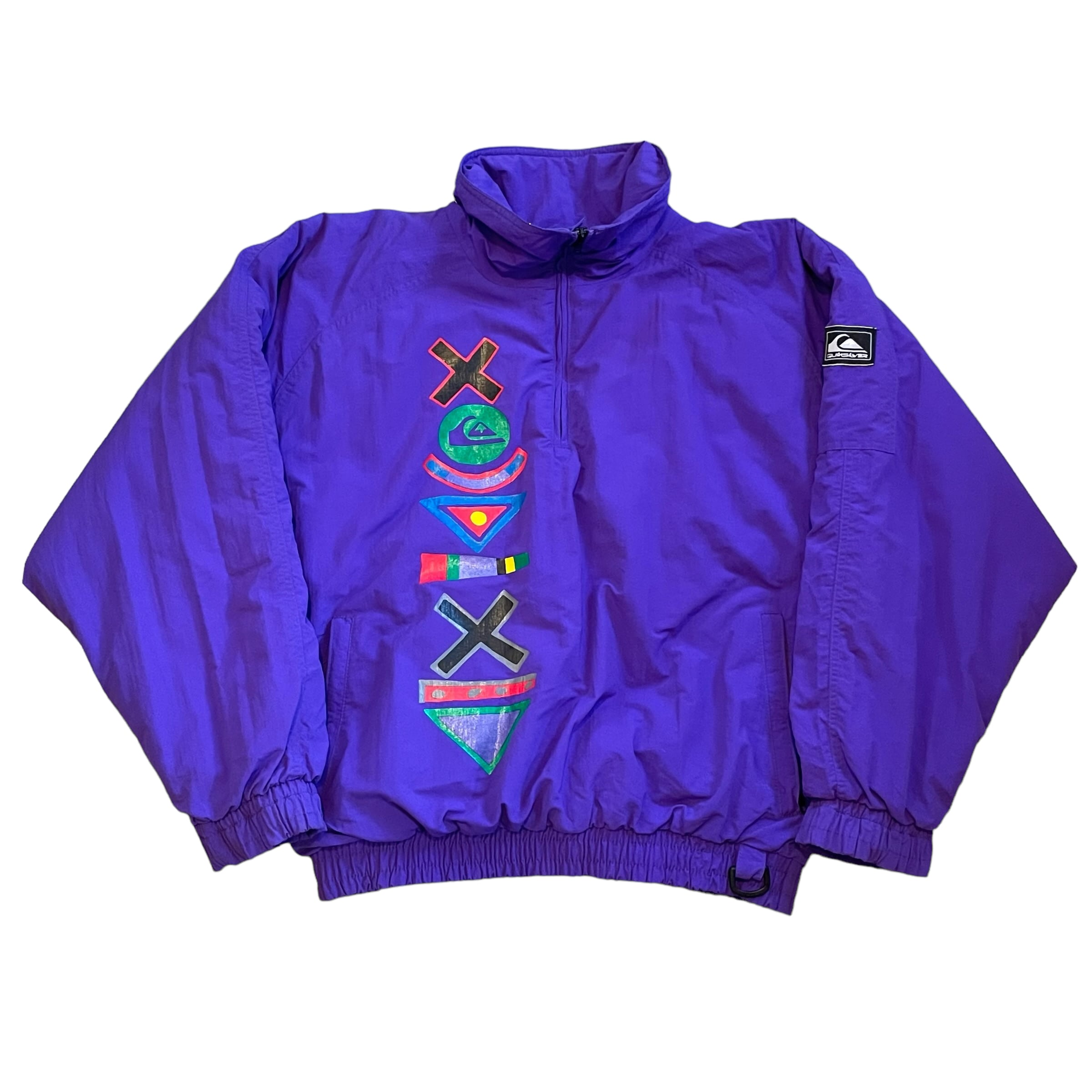 90s quicksilver nylon jacket