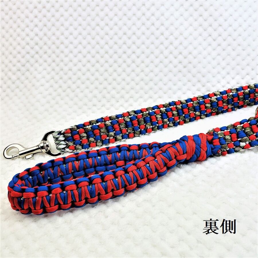 パラコードリード＆首輪 一体型 ✿ひまわり✿ 小型犬用 №046 花飾り