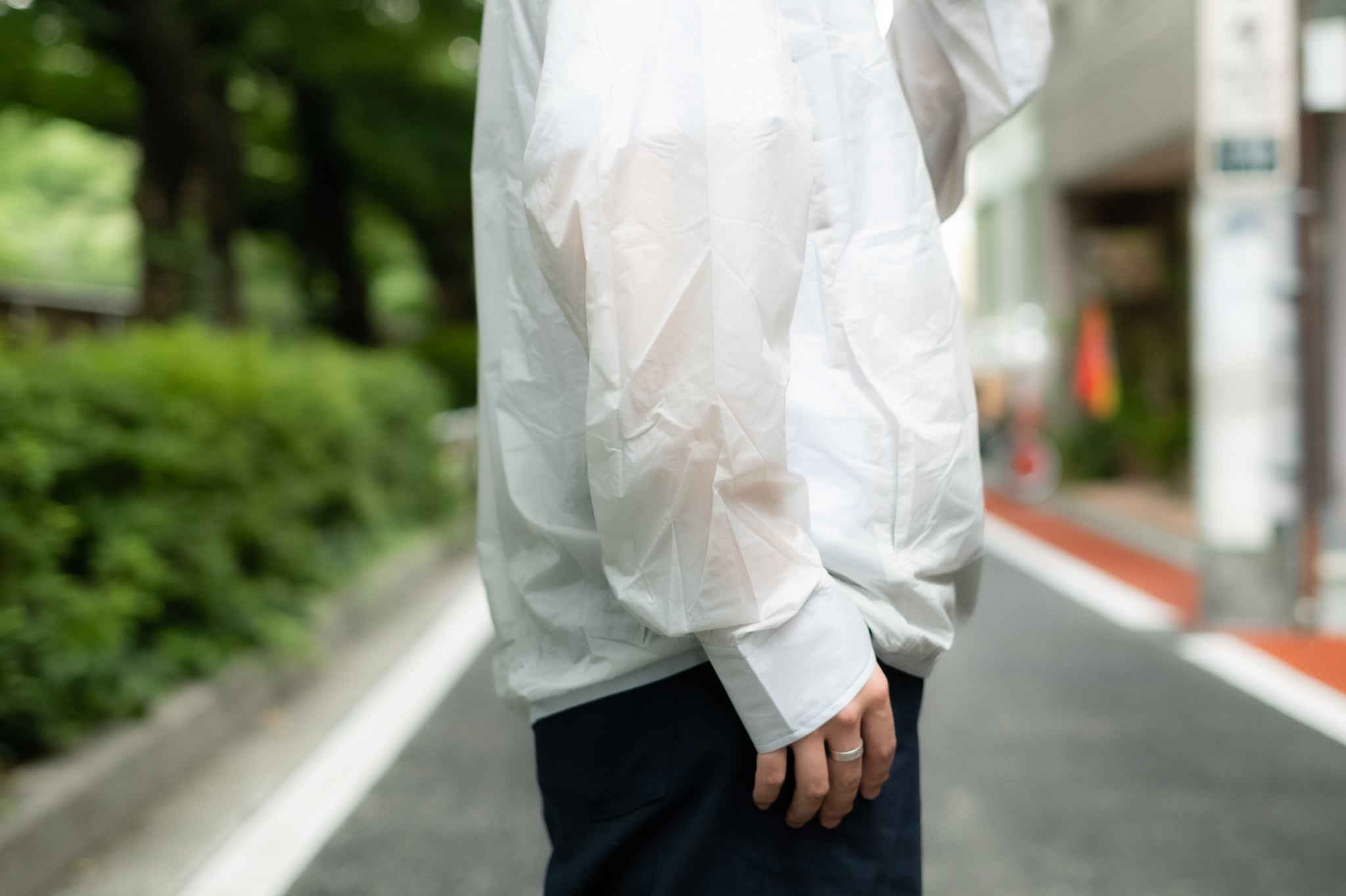 drip TO&FRO パッカブルパーカー ブラック M Then, Packable Parka［パッカブルパーカー（深型フード）］ | drip