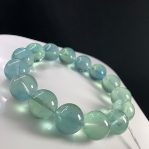 b128 ブルーグリーンフローライトブレスレット