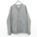 Wool felt liner cardigan / Pale Khaki