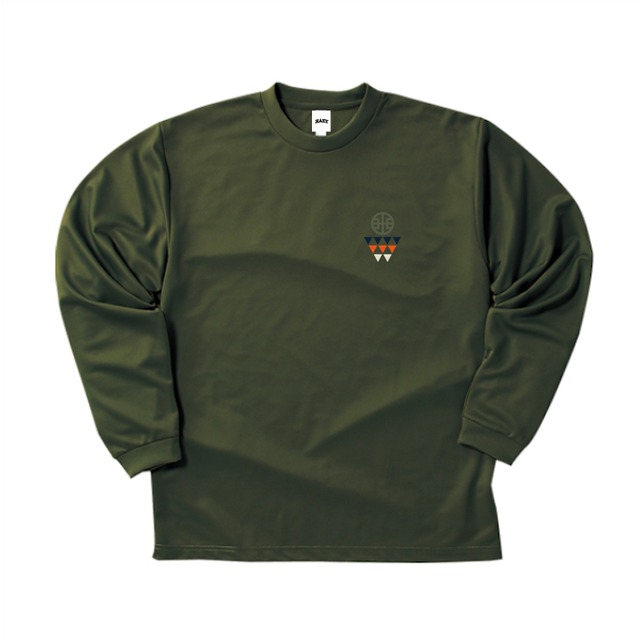 " B&R "  long sleeve Tee ( Khaki )