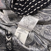 ETRO エトロ 総柄 シルク ストレッチ チュニック カットソー ブラウス サイズ 44 /イタリー製/エトロジャパン
