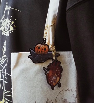 月と太陽のキャンディー　アクリルキーホルダー