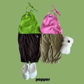 【取寄/韓国直送】PEPPER 26/SM オリーブジョガーパンツ|夏服|韓国子供服