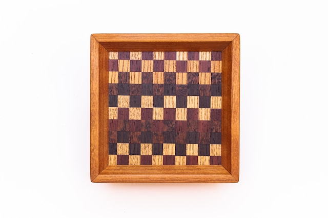 杉　wood checker　mini tray 　0102