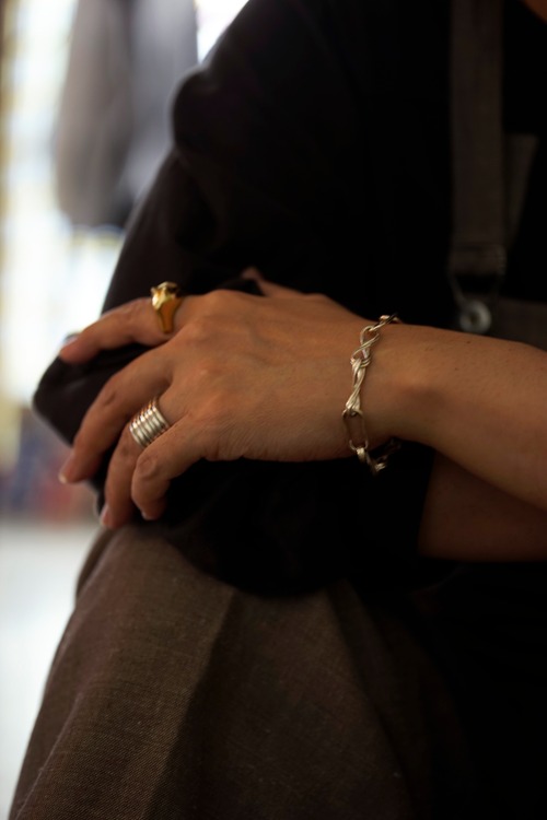 R.ALAGAN - shima ring(silver)